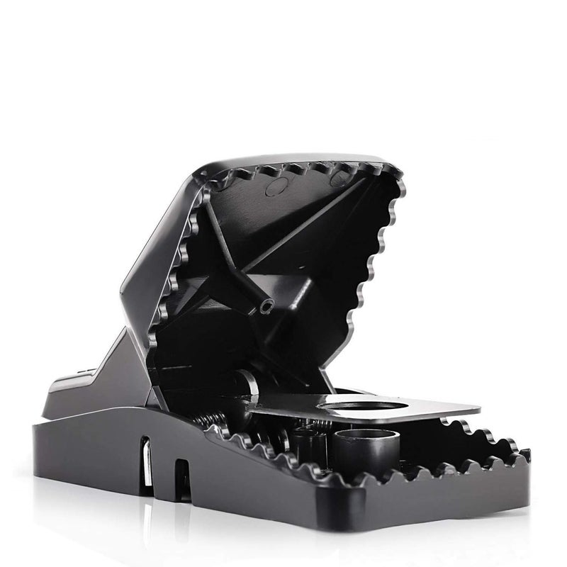 eXuby Large Powerful Rat Traps - Kills Instantly with Powerful Steel Spring - Setup in Seconds - Wash & Reuse Over & Over - Hands Free Disposal - Rat Control Without Harmful Poisons (6) - Image 1